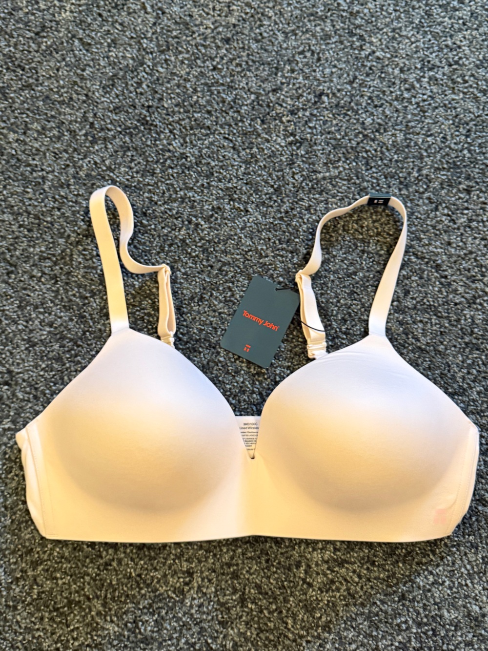 Tommy John Beige Smooth T-Shirt Bra